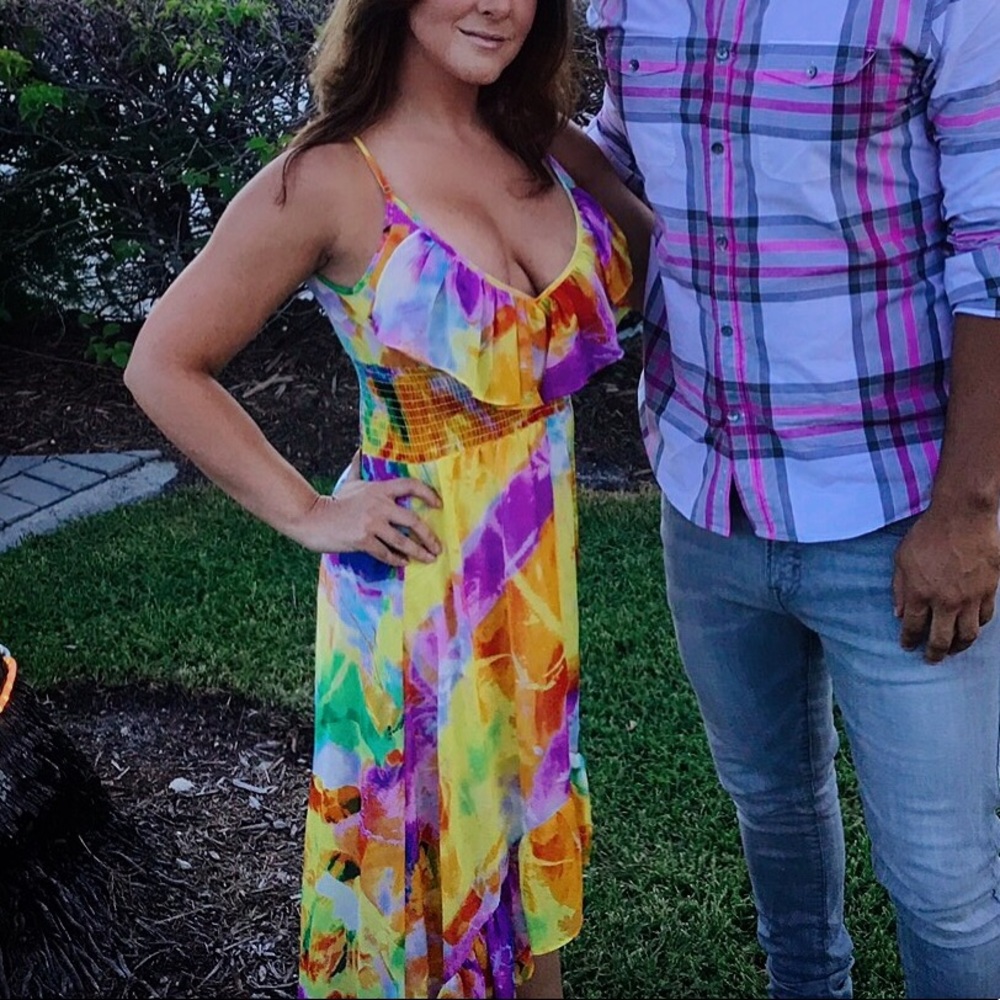 T-Bags Los Angeles XS Maxi Hi Lo Summer Dress